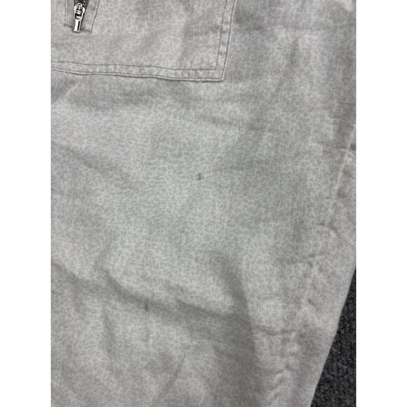Athleta Pants Womens 4 Beige Cabo Linen Jogger Elastic Waist Zip Pockets Casual - Picture 6 of 9